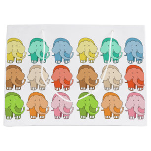 Tippy Toes Elephant Large Gift Bag