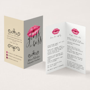 Tips and Tricks Lipsense Distributor Business Card
