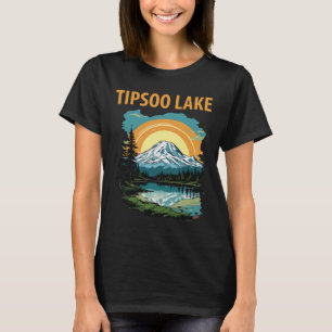Tipsoo Lake Mountain Sunset Travel T-Shirt