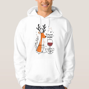 Tipsy and Bright Reindeer Hoodie