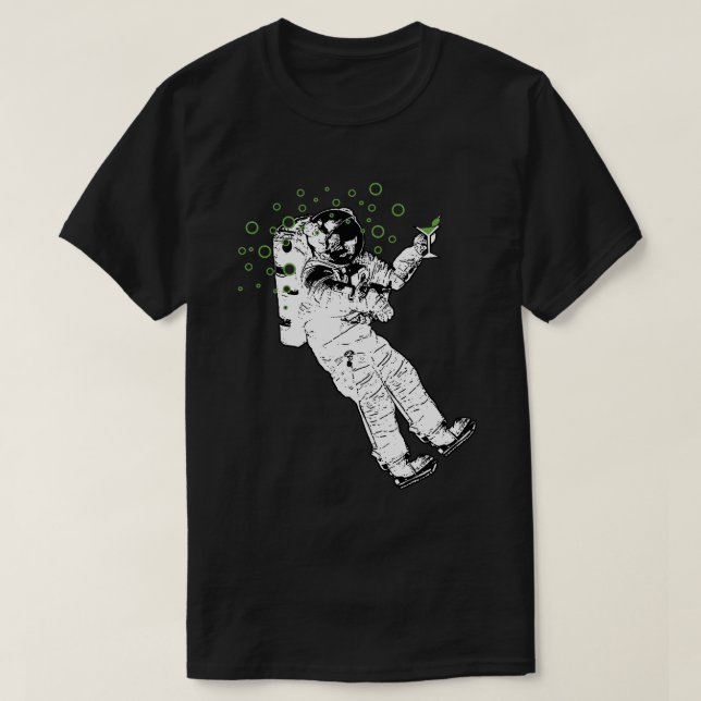 Tipsy Astronaut T-Shirt (Design Front)