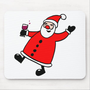 Tipsy Santa Mouse Pad