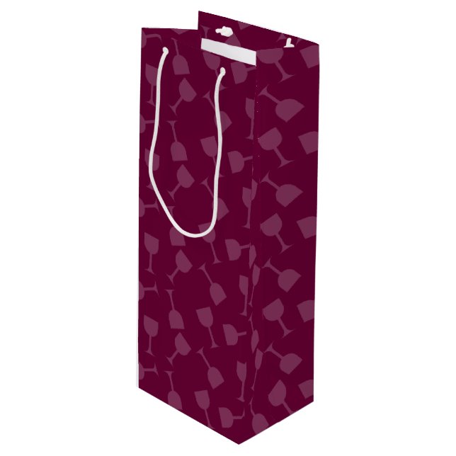 Tipsy Wine Glasses Gift Bag (Front Angled)
