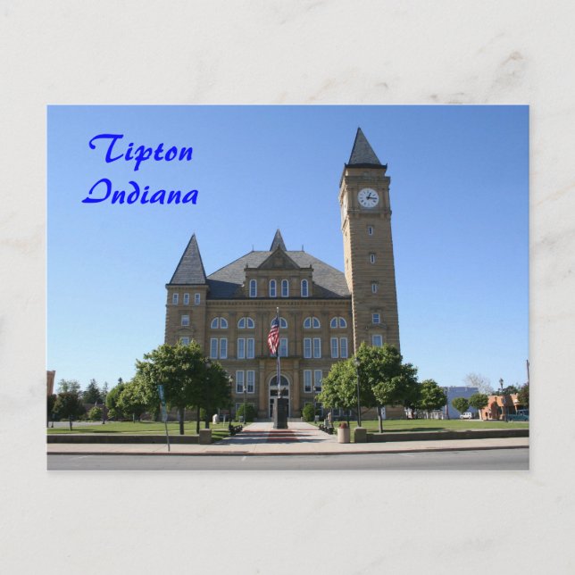 Tipton County Courthouse - Customised Postcard (Front)