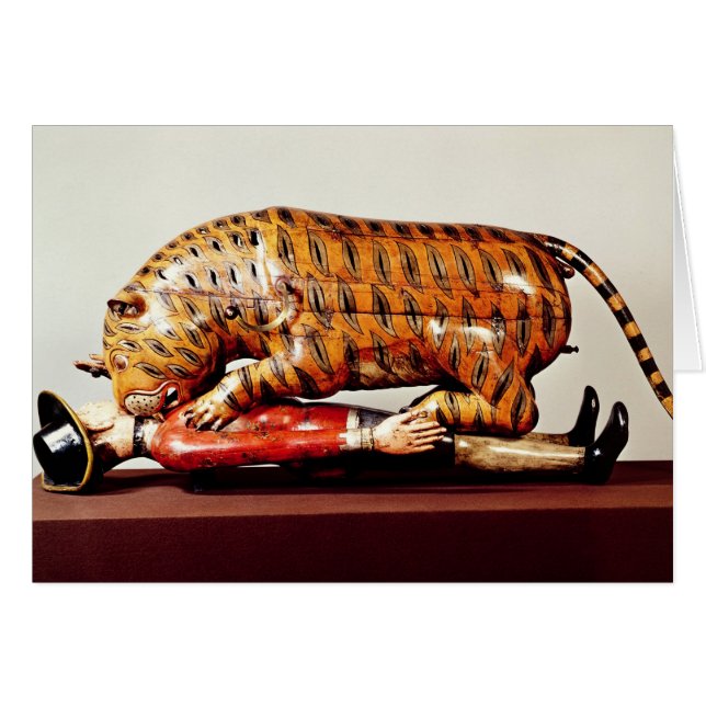 Tipu's Tiger, c.1790 (wood) (Front Horizontal)