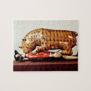 Tipu's Tiger, c.1790 (wood) Jigsaw Puzzle