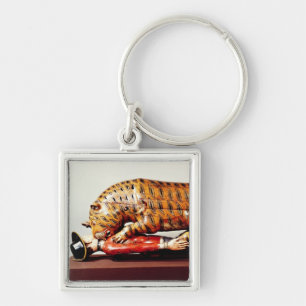 Tipu's Tiger, c.1790 (wood) Key Ring