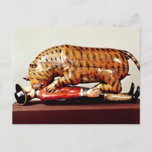 Tipu's Tiger, c.1790 (wood) Postcard