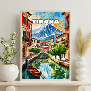 Tirana blossoms, jewel of the Balkans Poster