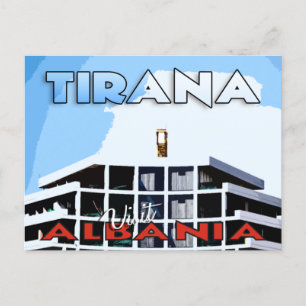 Tirana, Visit Albania postcard
