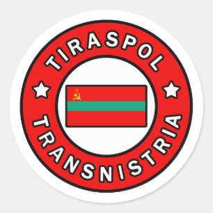 Tiraspol Transnistria Classic Round Sticker