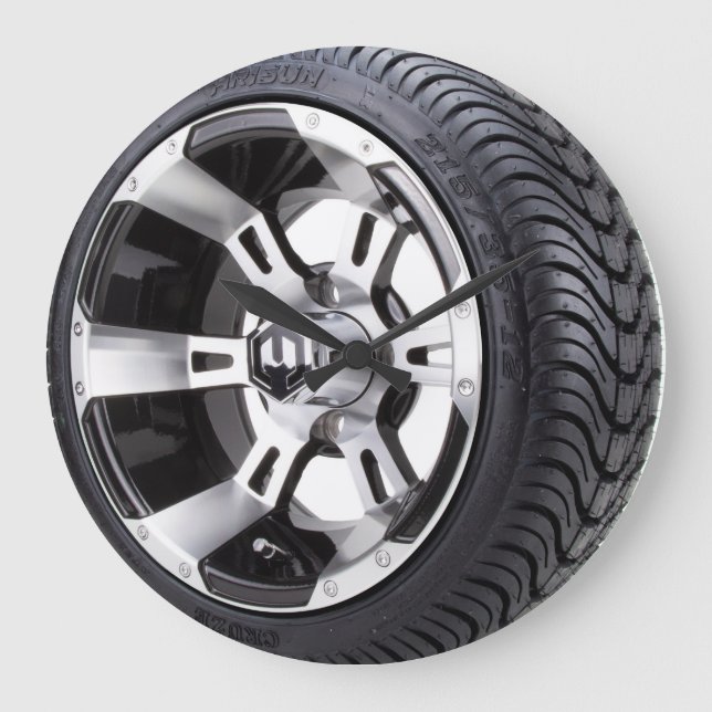 tire and rim large clock (Front)