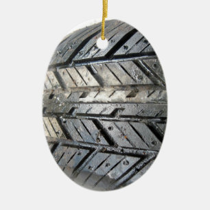 Tire Ceramic Tree Decoration