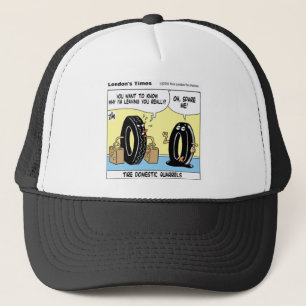 Tire Domestic Issues Funny Gifts Tees Collectibles Trucker Hat