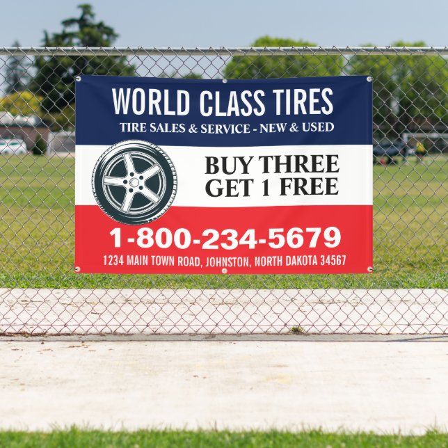 Tire Professionals Sales & Service Banner | Custom (Insitu)
