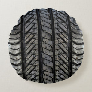 Tire Rubber Automotive Texture Round Cushion