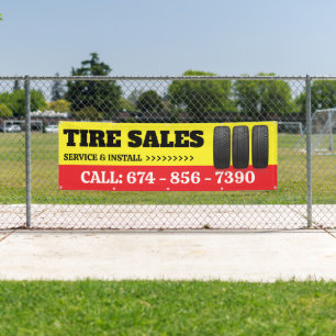Tire Services Sales Custom Banner