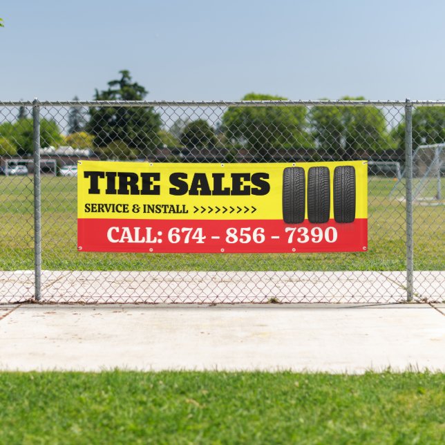 Tire Services Sales Custom Banner (Insitu)