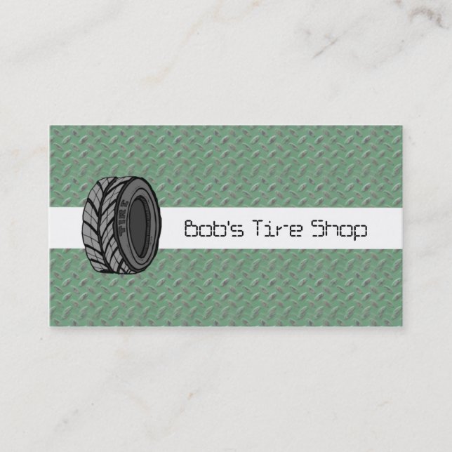 Tire Shop Business Cards (Front)