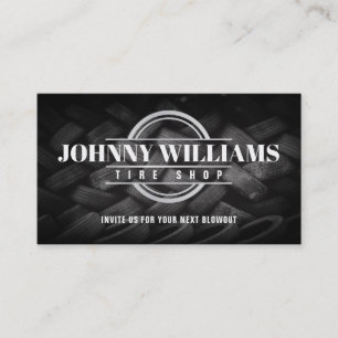 Tire Shop Slogans Business Cards