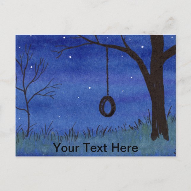 Tire Swing Postcard (Front)