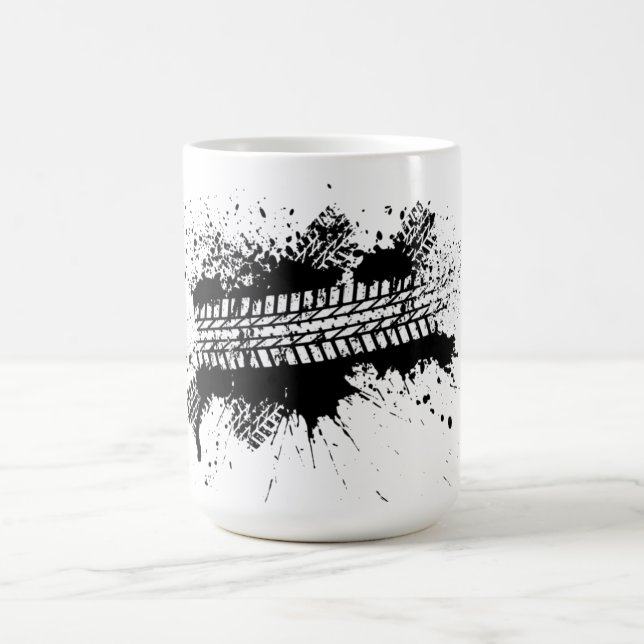 TIRE TRACK Classic Mug (Center)