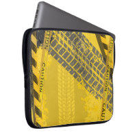 Tire track trace yellow background design