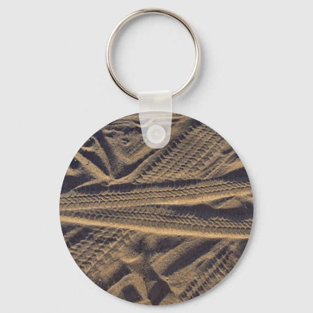 Tire tracks key ring (Front)