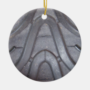 Tire Tread Ceramic Tree Decoration