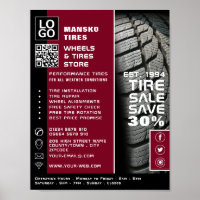 Tire Tread Design, Tire/Tyre Specialist Shop