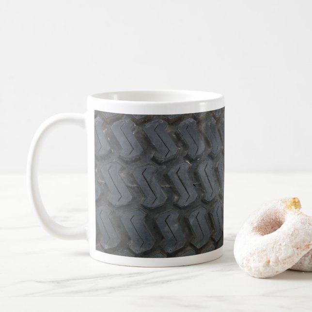 Tire Tread Mug (With Donut)