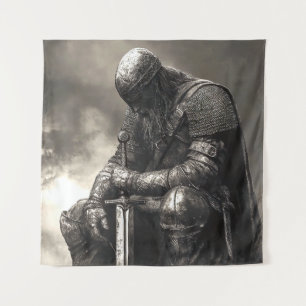 Tired After Battle Tapestry
