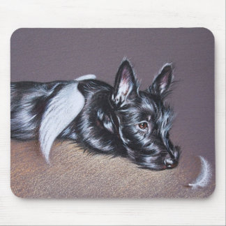Tired Angel ( Scottie) Mouse Pad