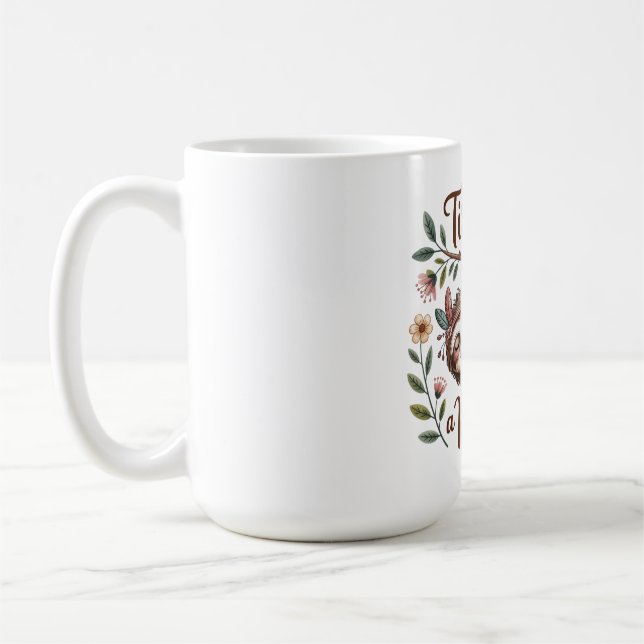 Tired As A Mother Coffee Mug (Left)