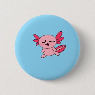 Tired Axolotl Button
