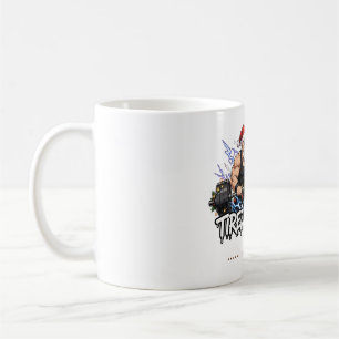 Tired But Happy Anime Santa Couple Gym Shirt Coffee Mug