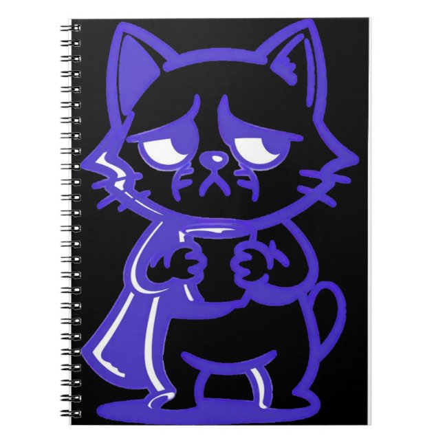 Tired but Iconic 😭 Notebook (Front)