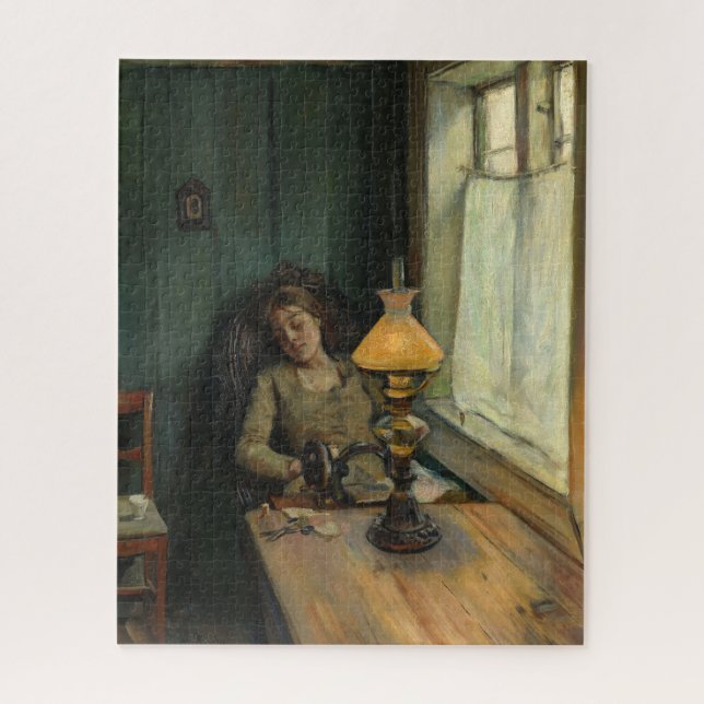 Tired | Christian Krohg | Jigsaw Puzzle (Vertical)