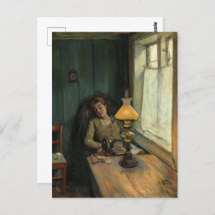 Tired   Christian Krohg   Postcard