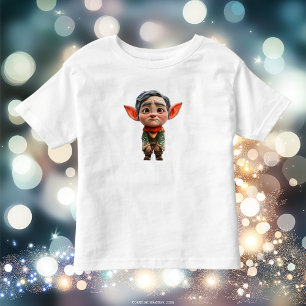 Tired Dad Christmas Elf Toddler Tee
