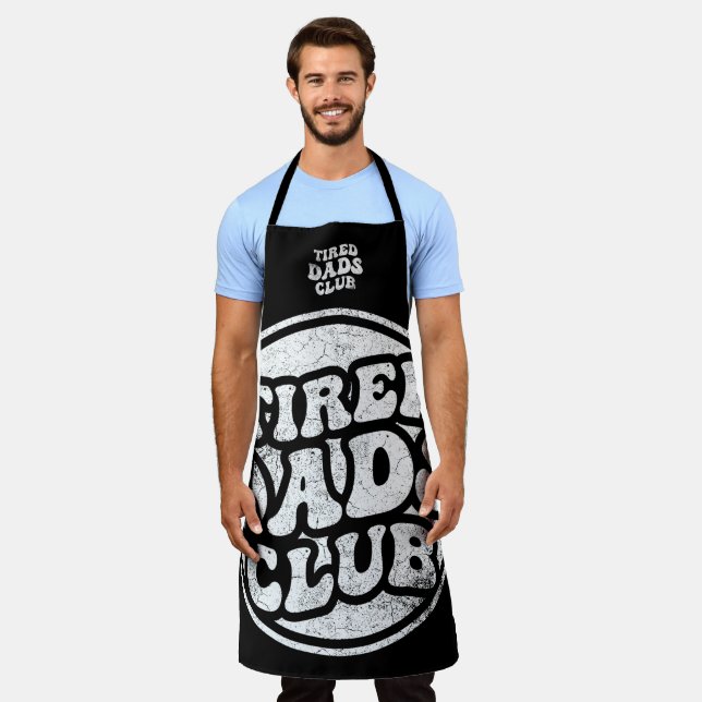 Tired Dads Club Funny Apron (Worn)