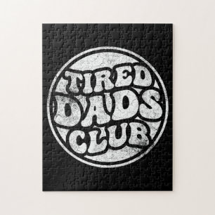 Tired Dads Club Funny Jigsaw Puzzle
