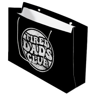 Tired Dads Club Funny Large Gift Bag