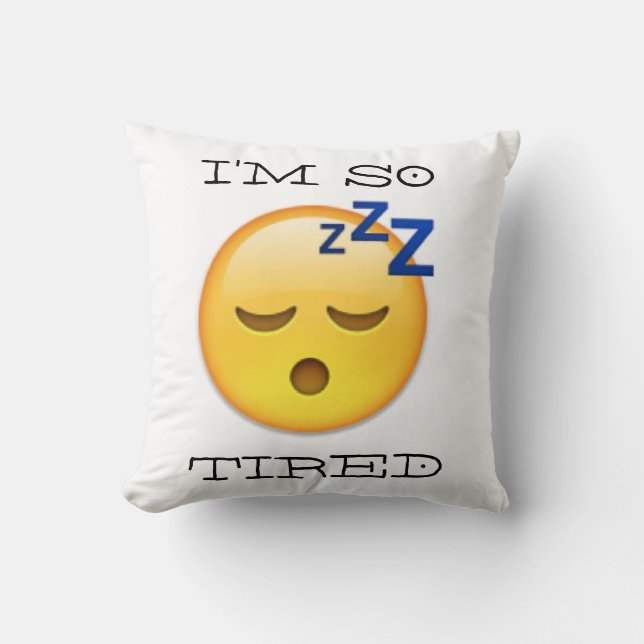 TIRED EMOJI PILLOW (Front)