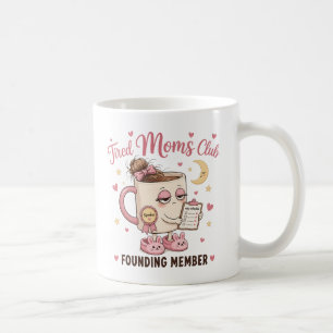 Tired Mum Loading Please Insert Coffee Funny Mum Mug