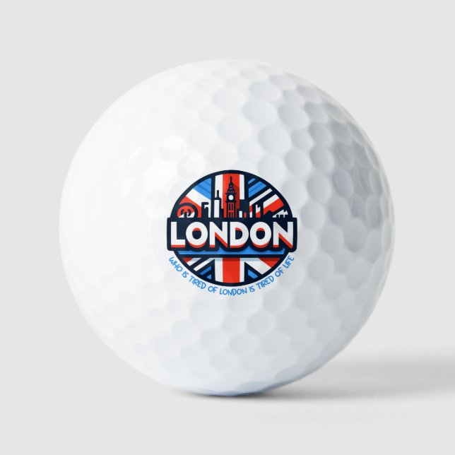 Tired of London Golf Balls (Front)