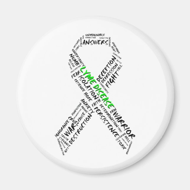 Tired of Lyme Support Magnet (Front)