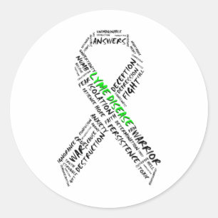 Tired of Lyme Support Stickers