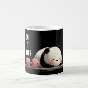 Tired Panda Gym – Cute Funny Workout Art Coffee Mug