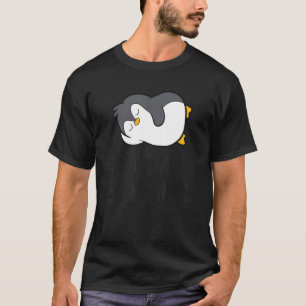 Tired Penguin To Do List Nothing Cute Penguin T-Shirt